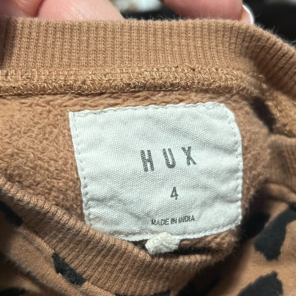 Hux Tiger Sweatshirt Size 4 Organic Cotton - Picture 7 of 7